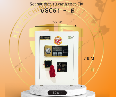 VSC51 - Két sắt điện tử 50kg cánh thép 7ly